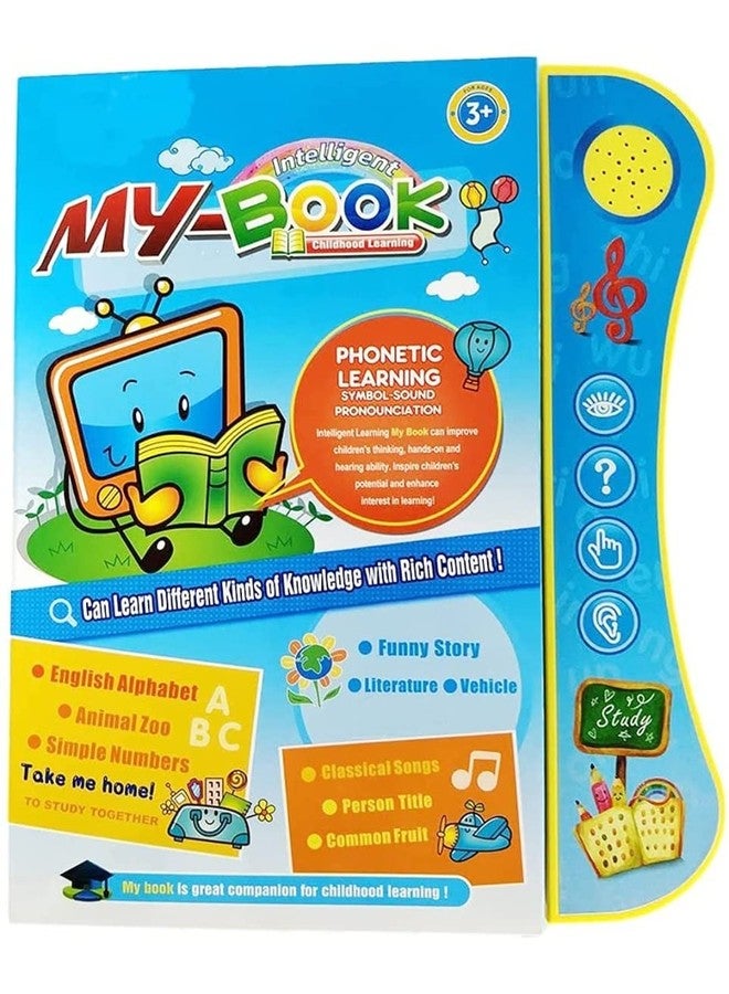 OANGO ® kidzz Intelligence Book | Interactive Children Book -Musical English Educational Phonetic Learning Book for 3 + Year Kids|Boys|Toddlers- Multi Color (My Book) - Image 1